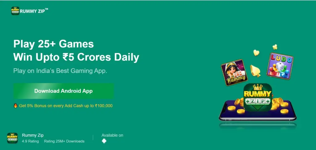 Rummy Zip Yono APK | India's No.1 Discover Exciting Online Gaming Site